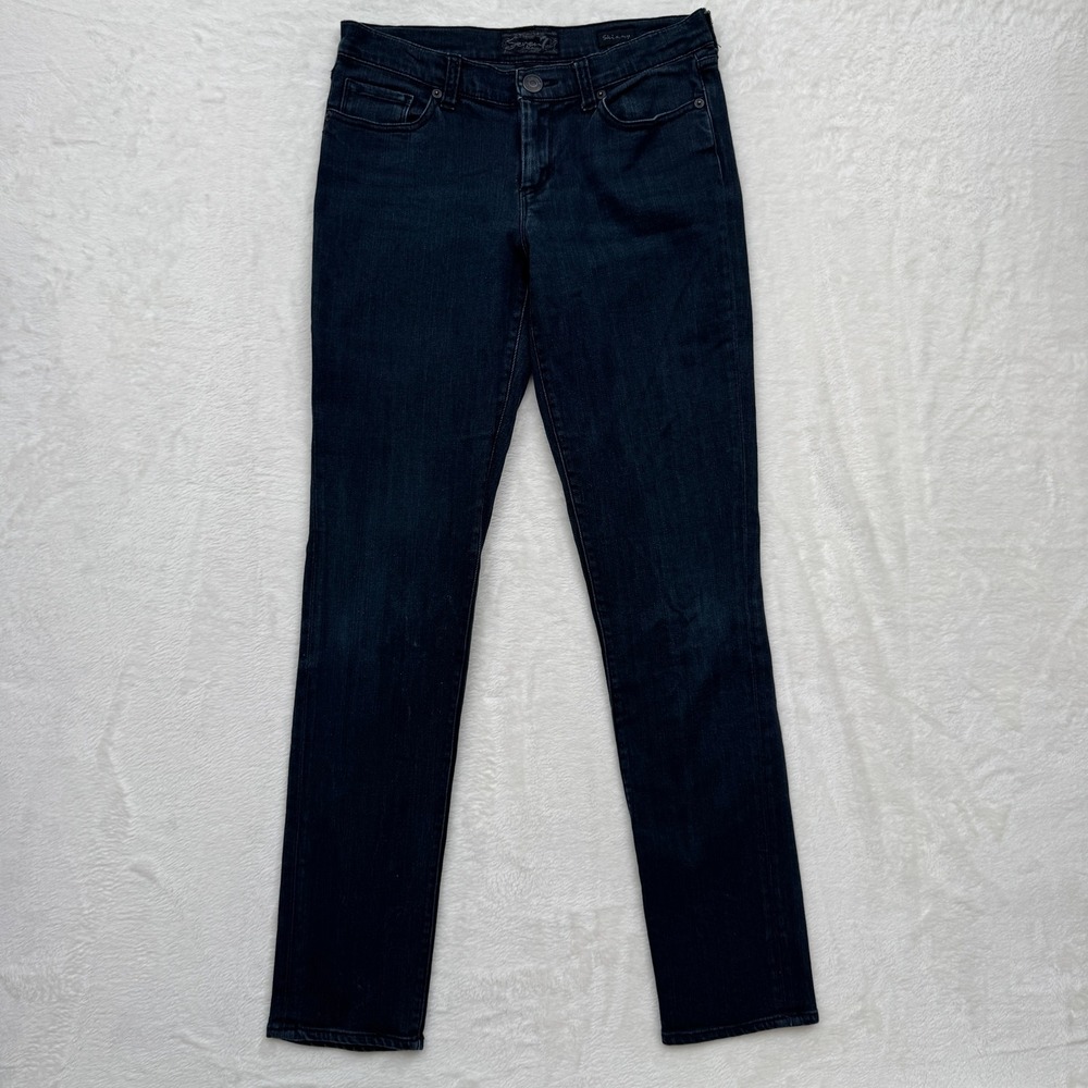 Seven7 Jeans Womens 28 Dark Wash Skinny Mid‎ Rise Stretch Denim Indigo Pants